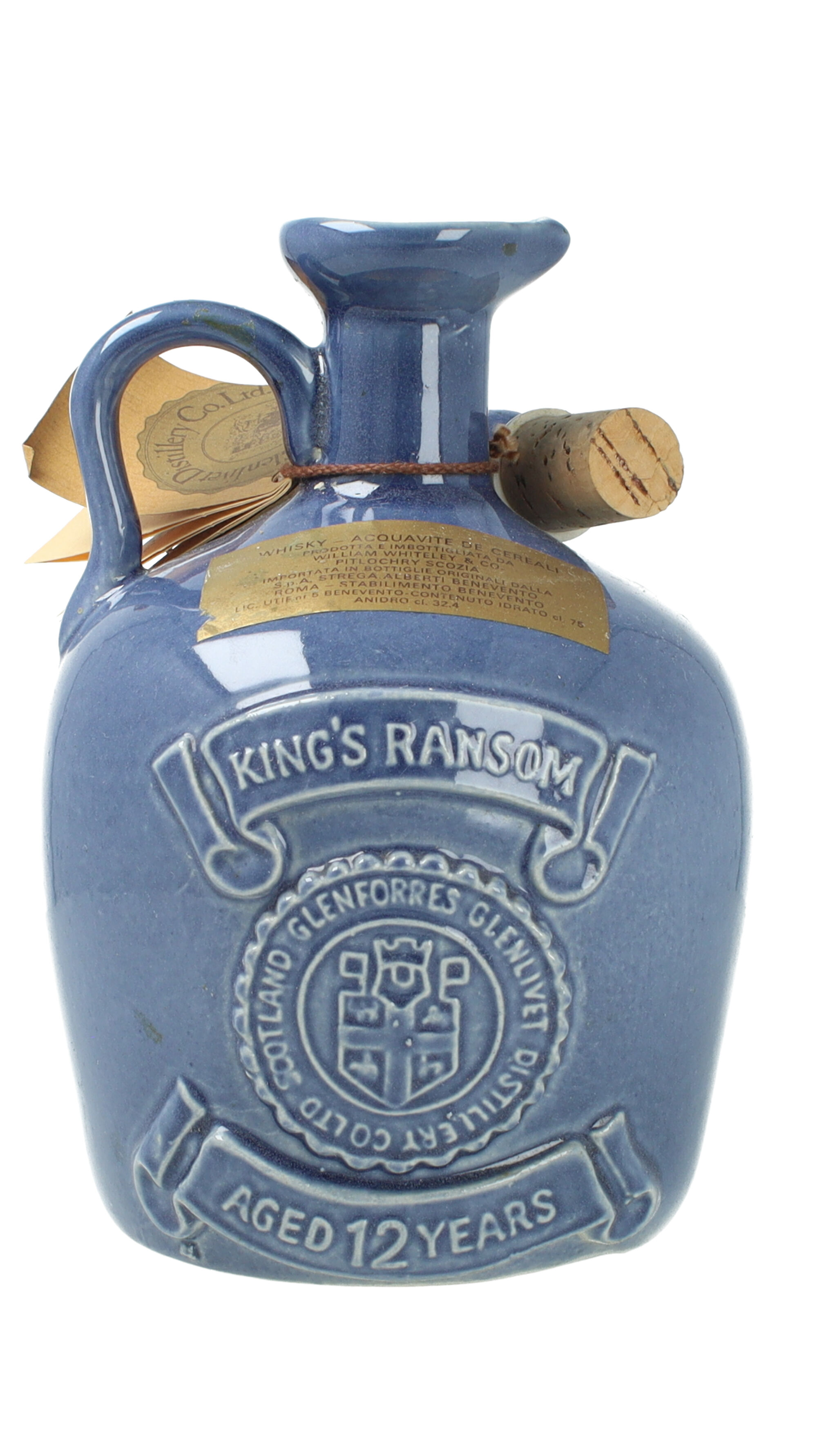 KING Ransom Blended Scotch Whisky 12 Years old - Bot.70's-80's